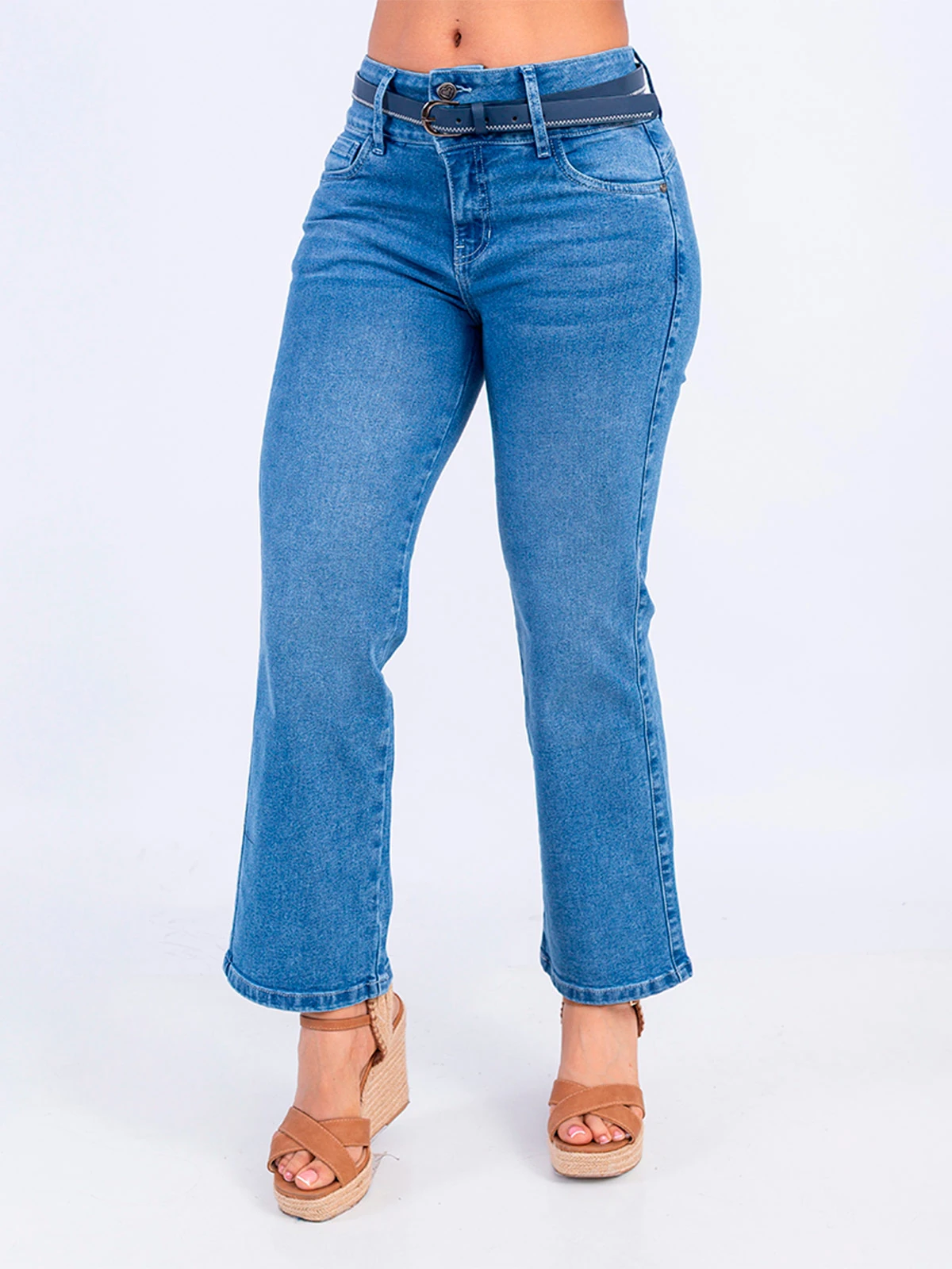 JEANS ALGODÓN RECTO MUJER SODA BLUES - 3