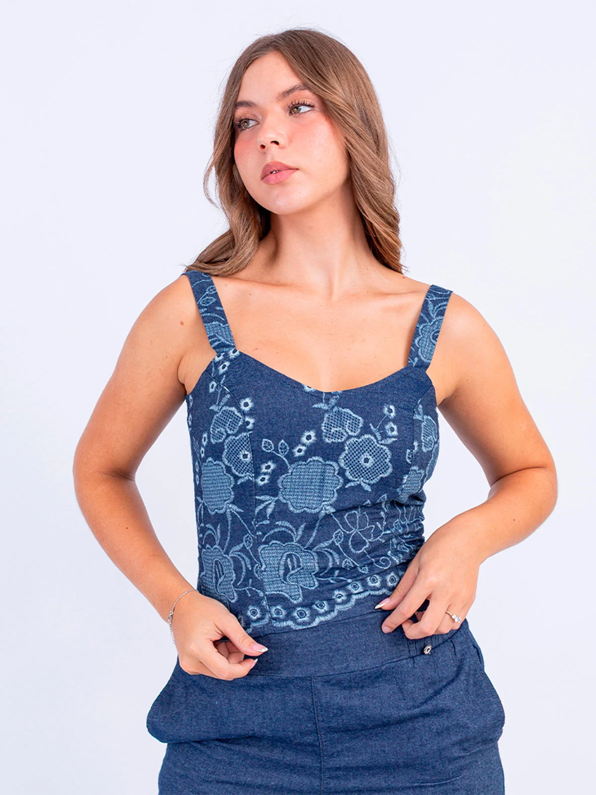 BLUSA ALGODÓN MUJER SODA BLUES - 1