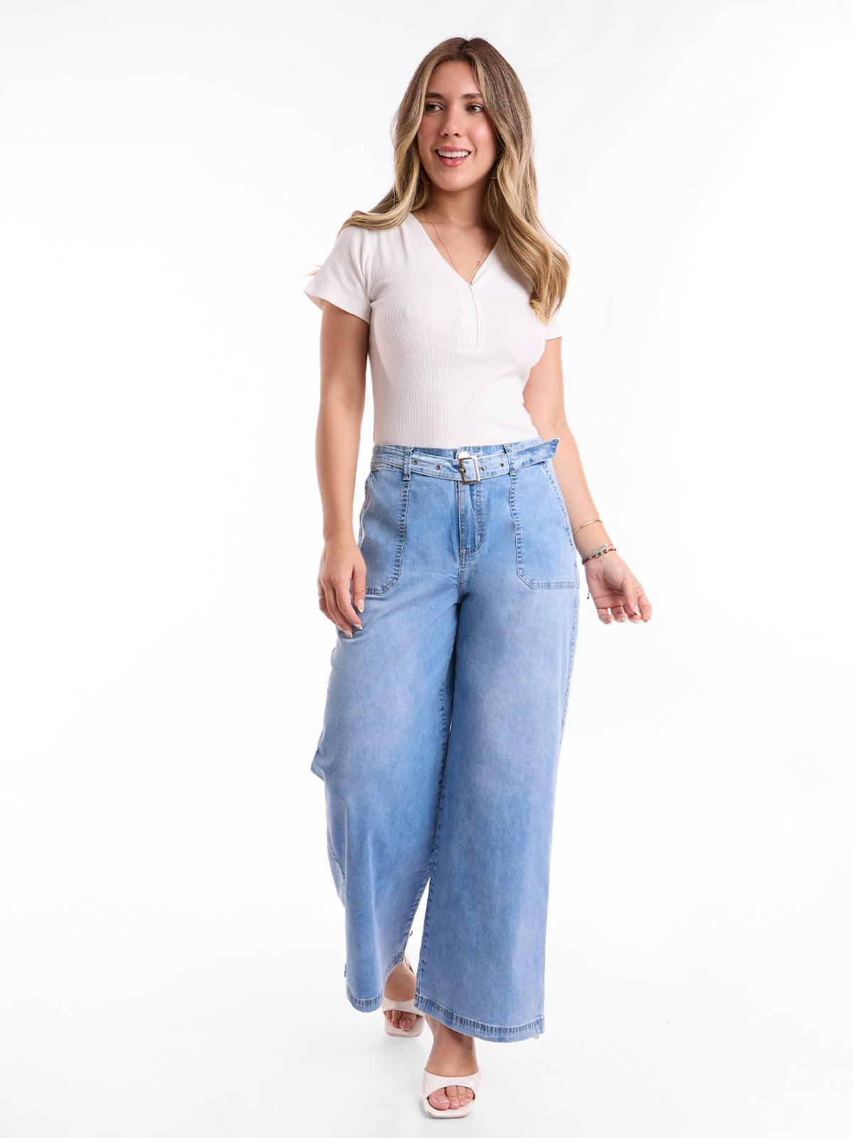 JEAN STRAIGHT MUJER METAL JEANS TENCEL ANDREA - 1