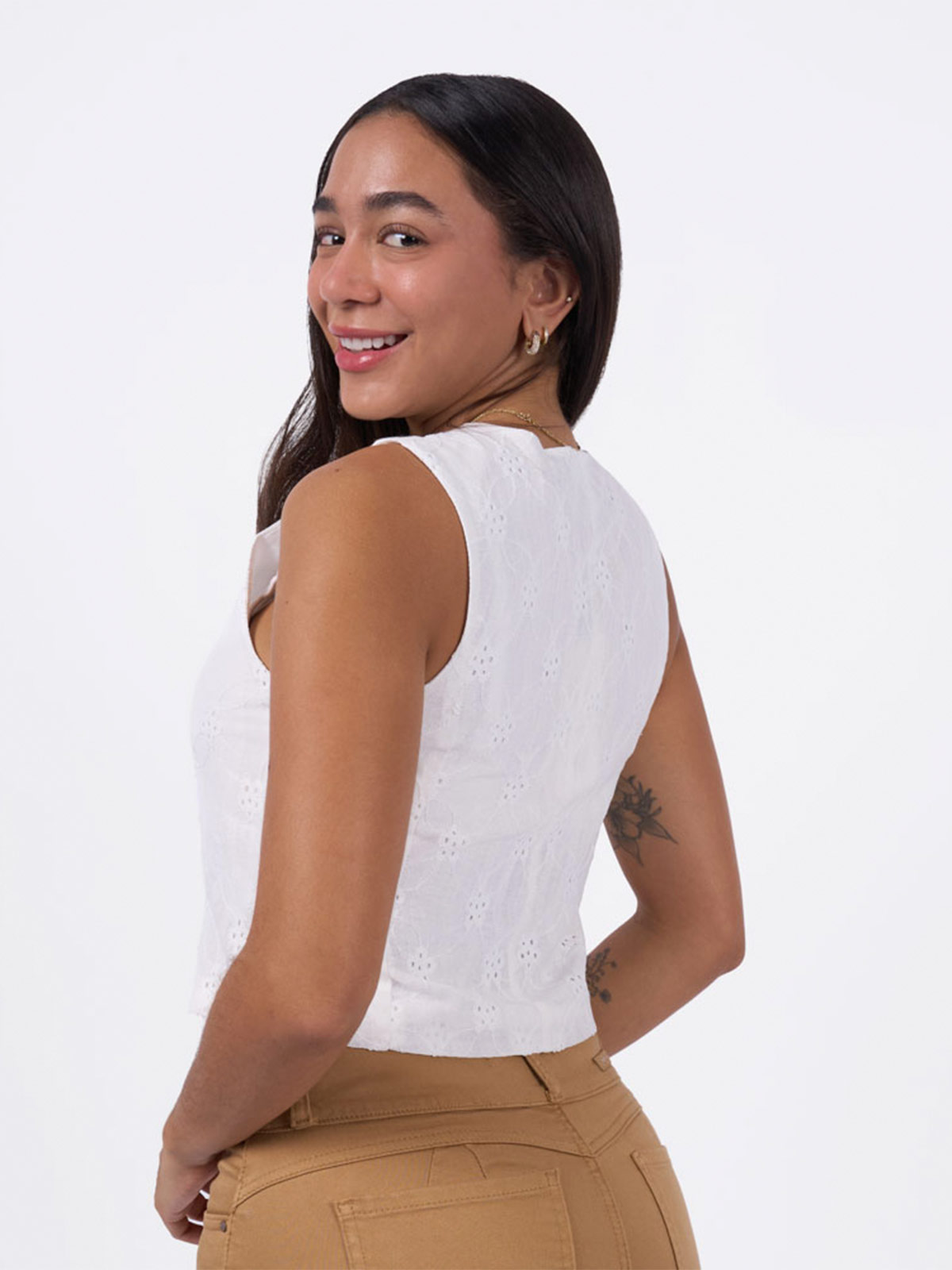 BLUSA ALGODÓN MUJER MACHINE - 2