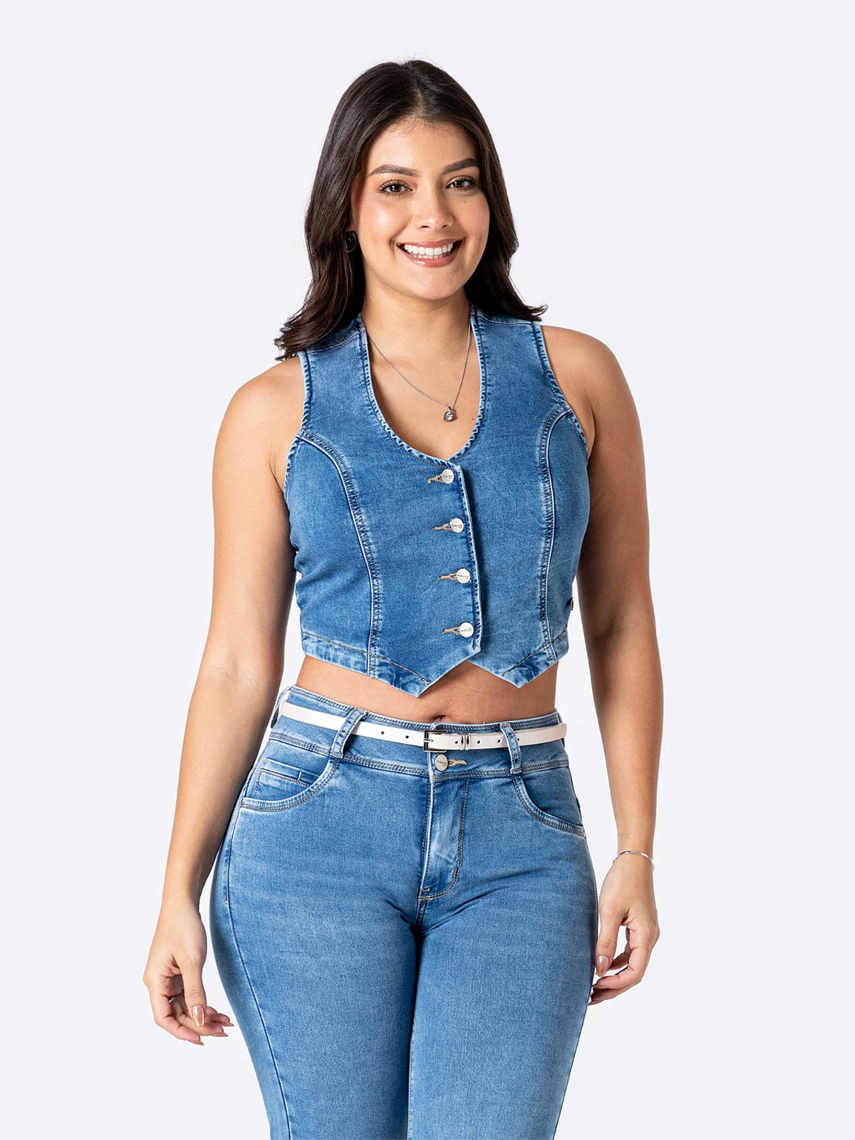 CHALECO MUJER PIONIER JEAN JENISA - 1