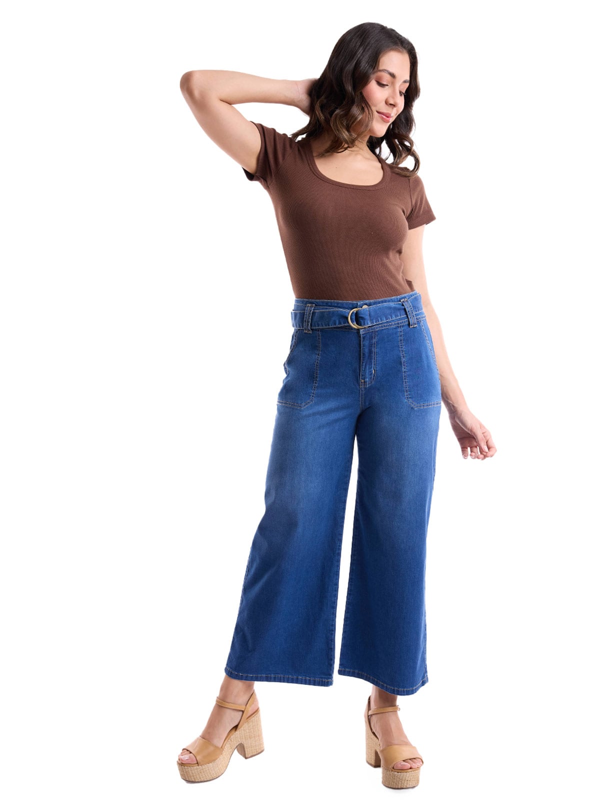JEANS ALGODÓN CROPPED MUJER METAL JEANS - 1