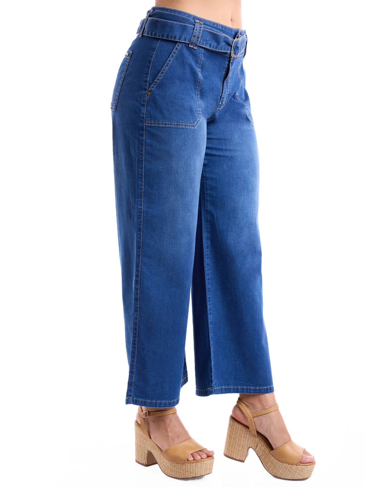 JEANS ALGODÓN CROPPED MUJER METAL JEANS - 3