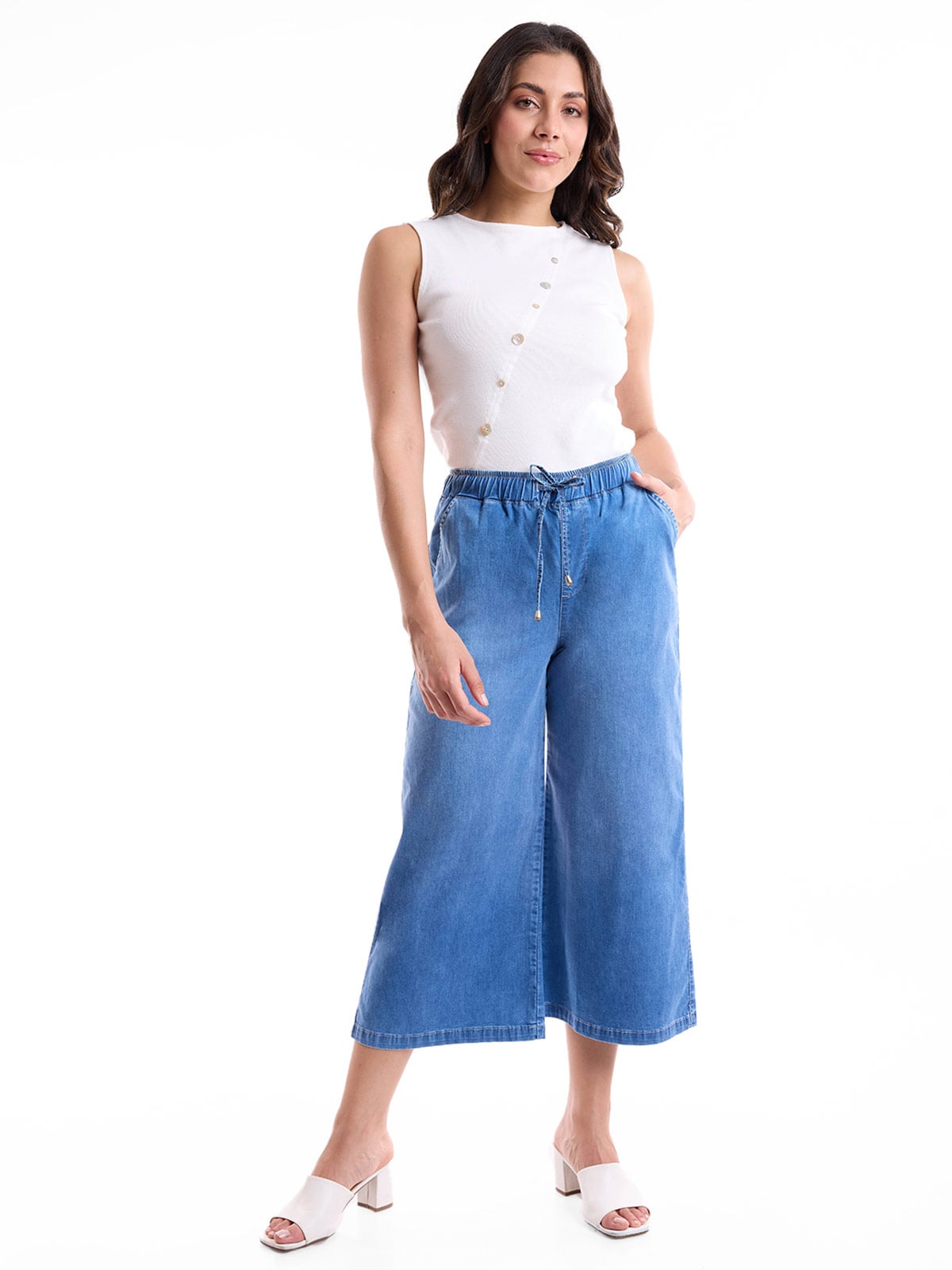 JEANS ALGODÓN CULOTTE MUJER METAL JEANS - 1