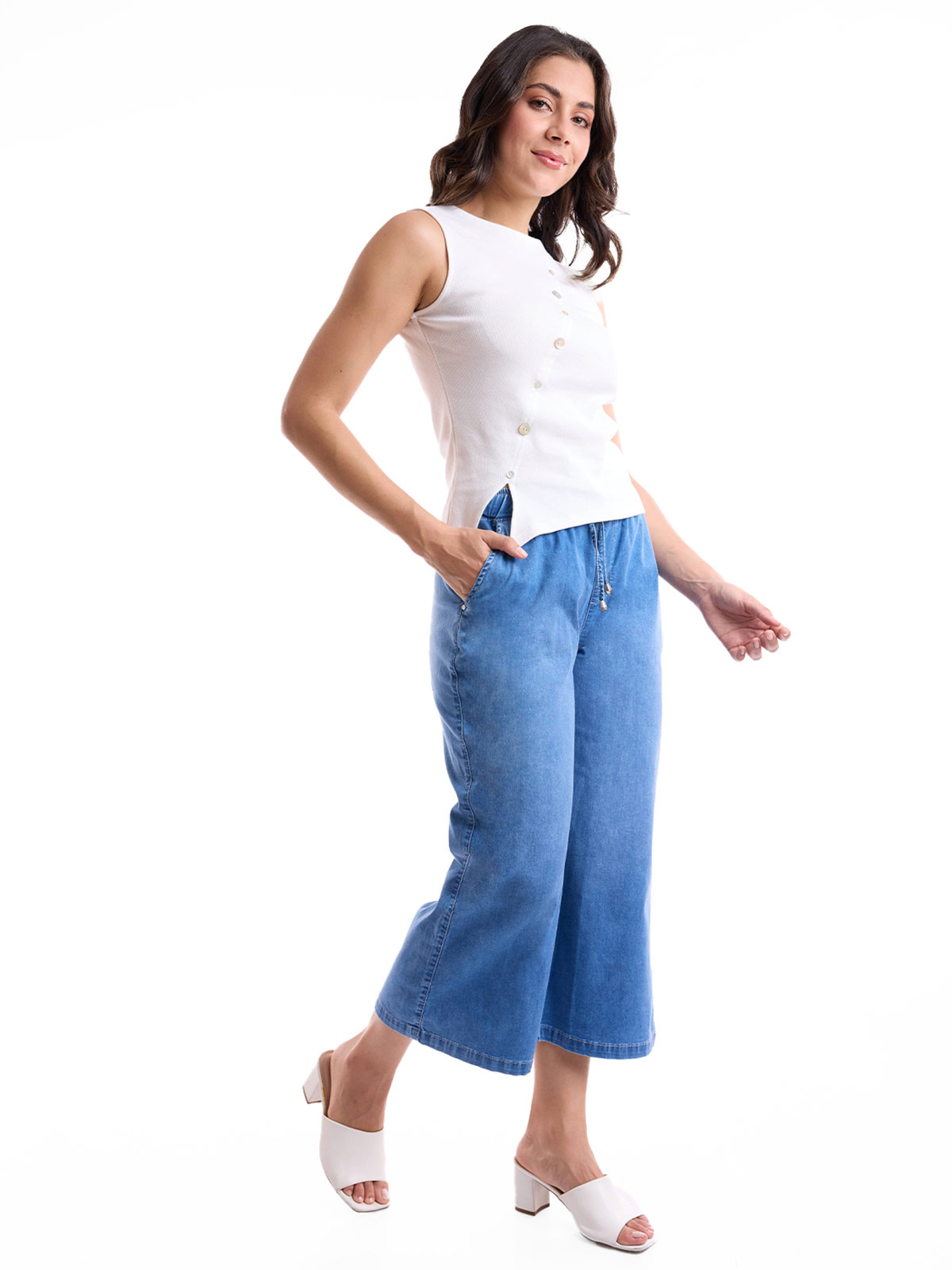 JEANS ALGODÓN CULOTTE MUJER METAL JEANS - 2