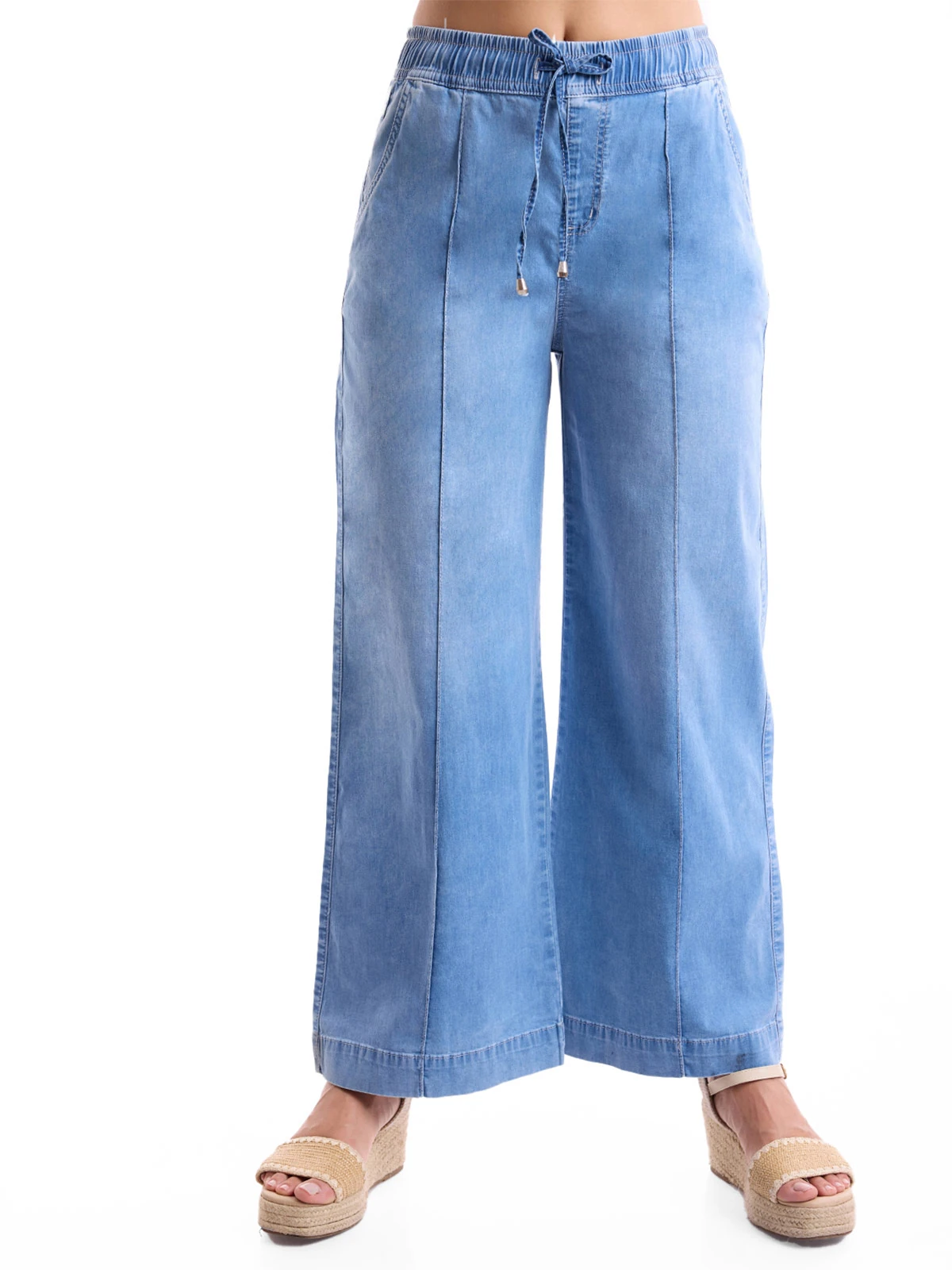 JEANS ALGODÓN WIDELEG MUJER METAL JEANS - 2