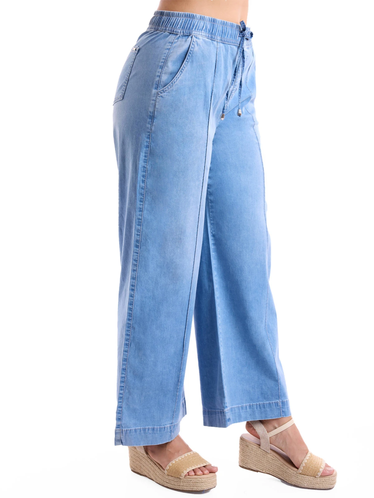 JEANS ALGODÓN WIDELEG MUJER METAL JEANS - 5