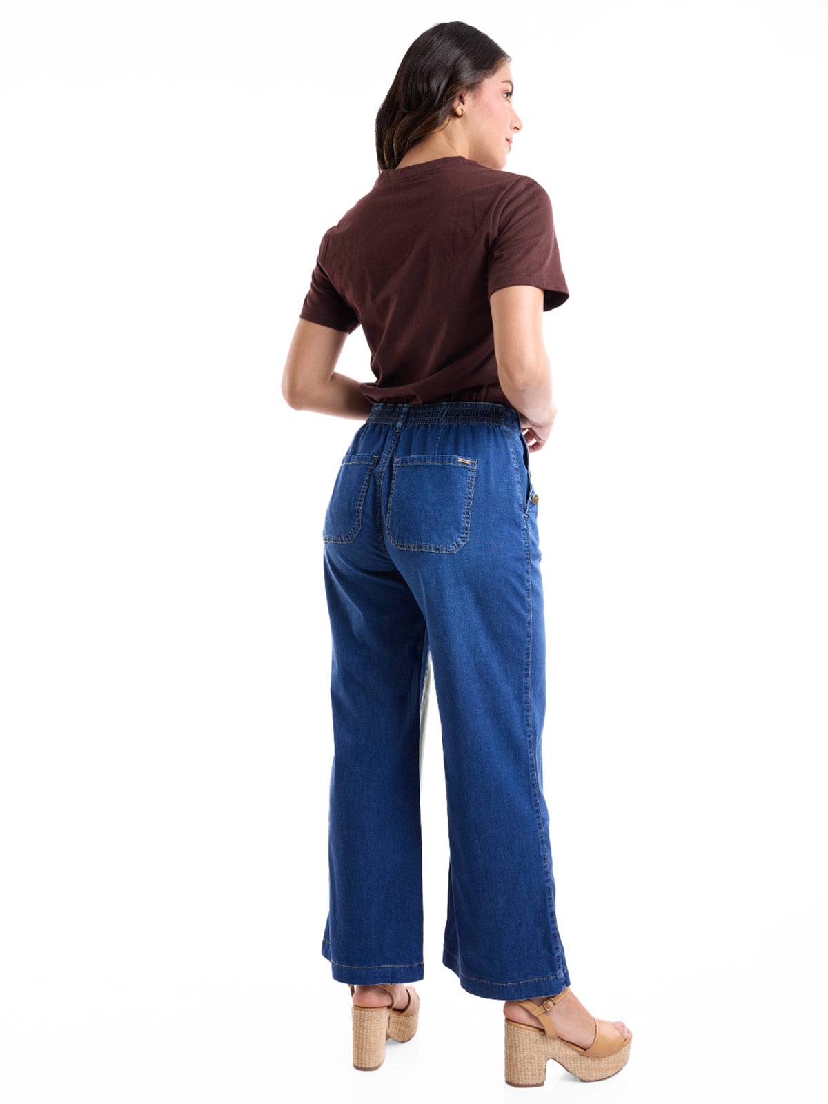 JEANS ALGODÓN WIDELEG MUJER METAL JEANS - 4