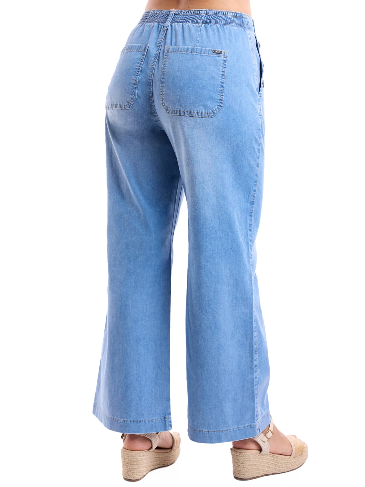 JEANS ALGODÓN WIDELEG MUJER METAL JEANS - 5