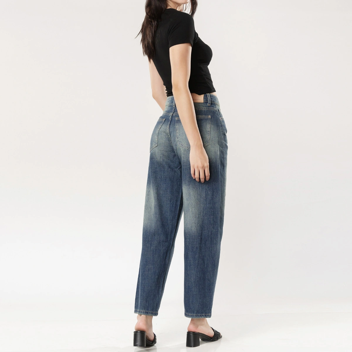 JEANS ALGODÓN BAGGY BALLOON MUJER KAYRA POBLET PERFECT FIT - 3