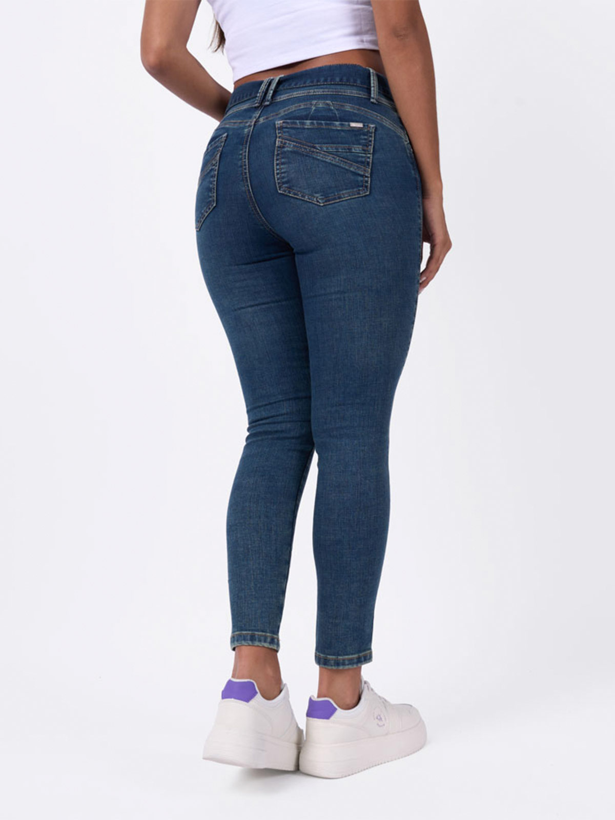 JEANS ALGODÓN SKINNY MUJER BRONCO - 3