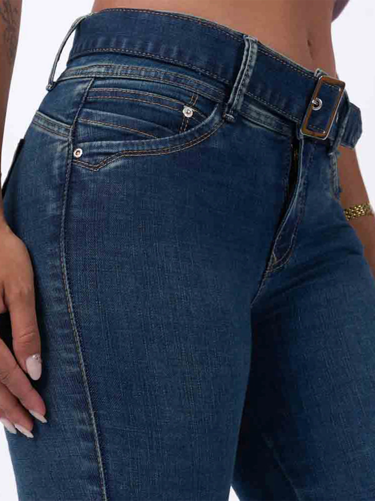 JEANS ALGODÓN SKINNY MUJER BRONCO - 4