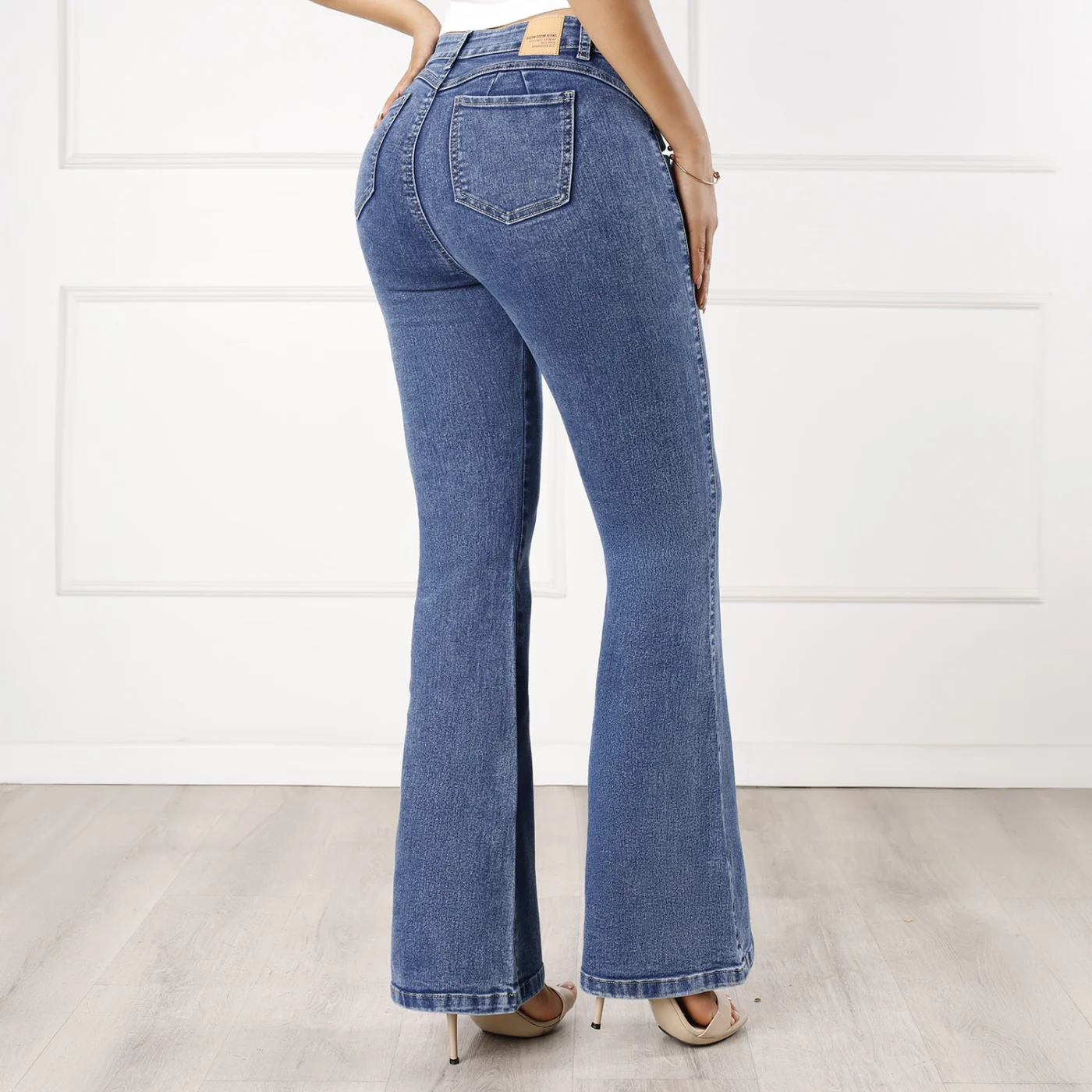 JEANS ALGODÓN FLARE MUJER KANSAS SOPHIA - 3