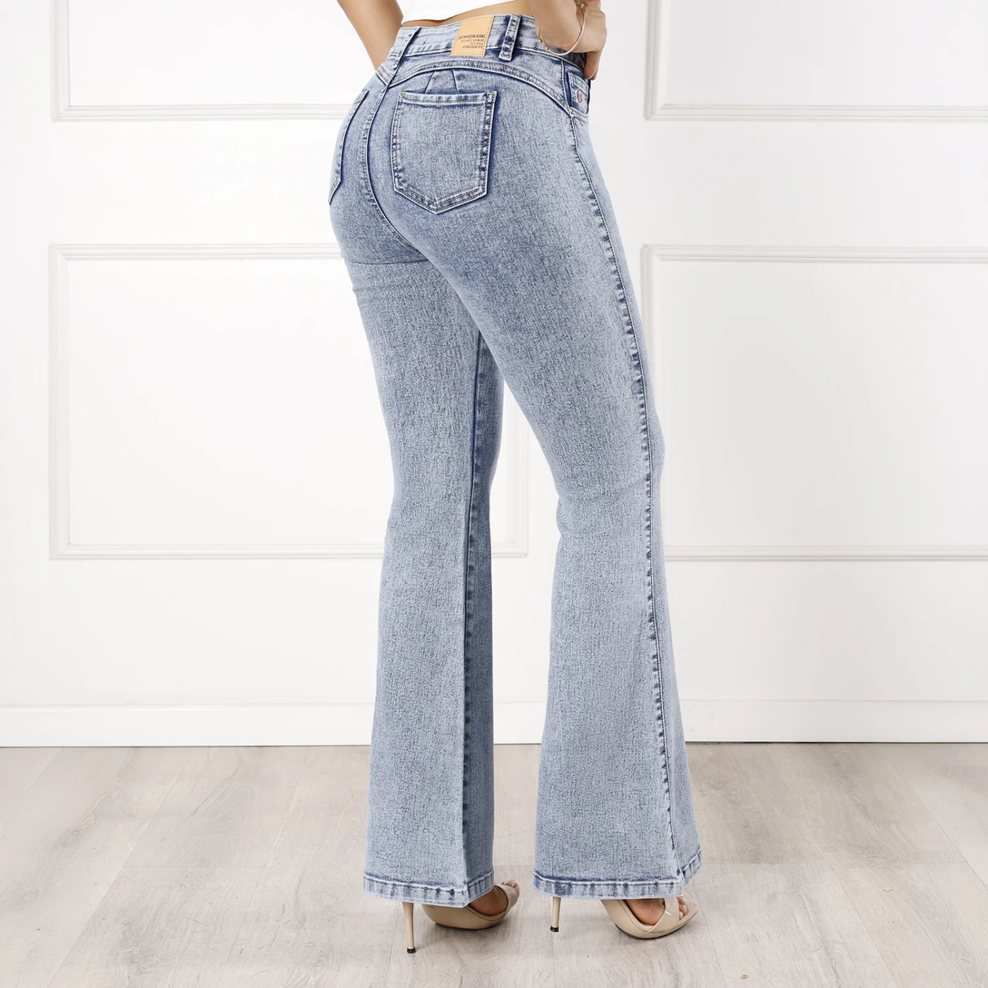 JEANS ALGODÓN FLARE MUJER KANSAS SOPHIA - 3