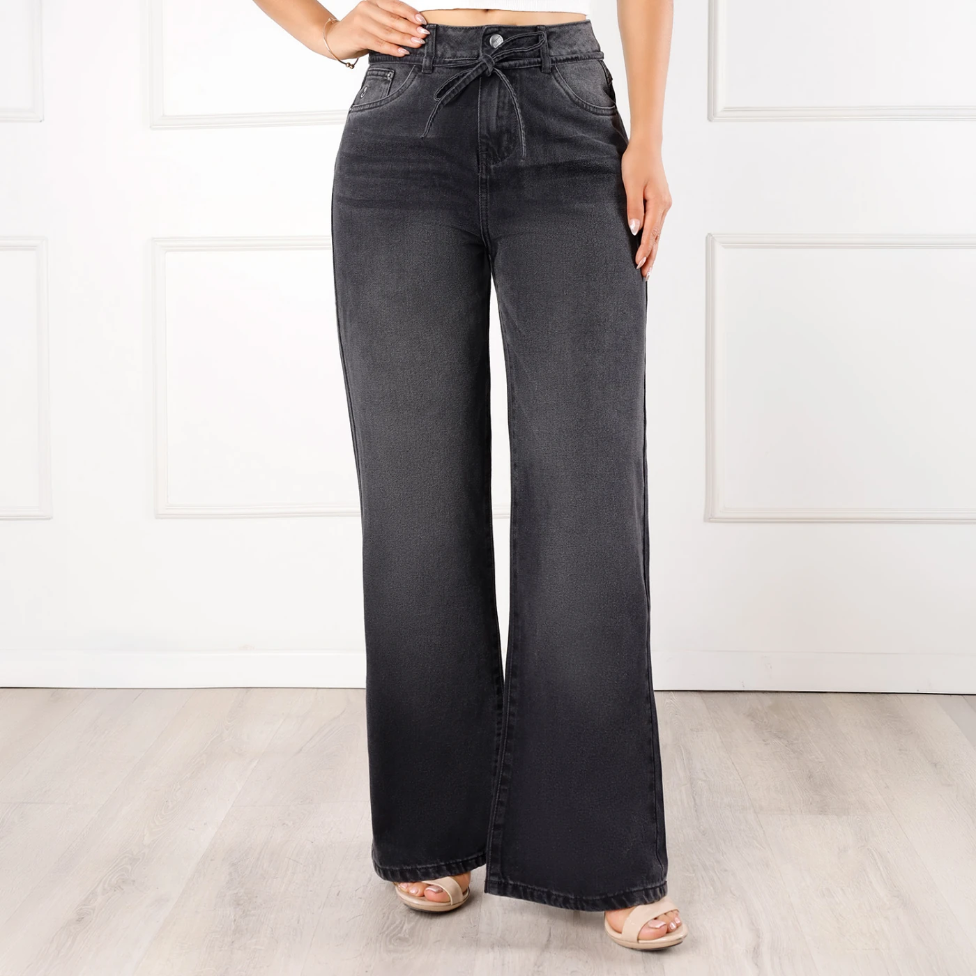 JEANS ALGODÓN PALAZZO MUJER KANSAS LOLA - 1