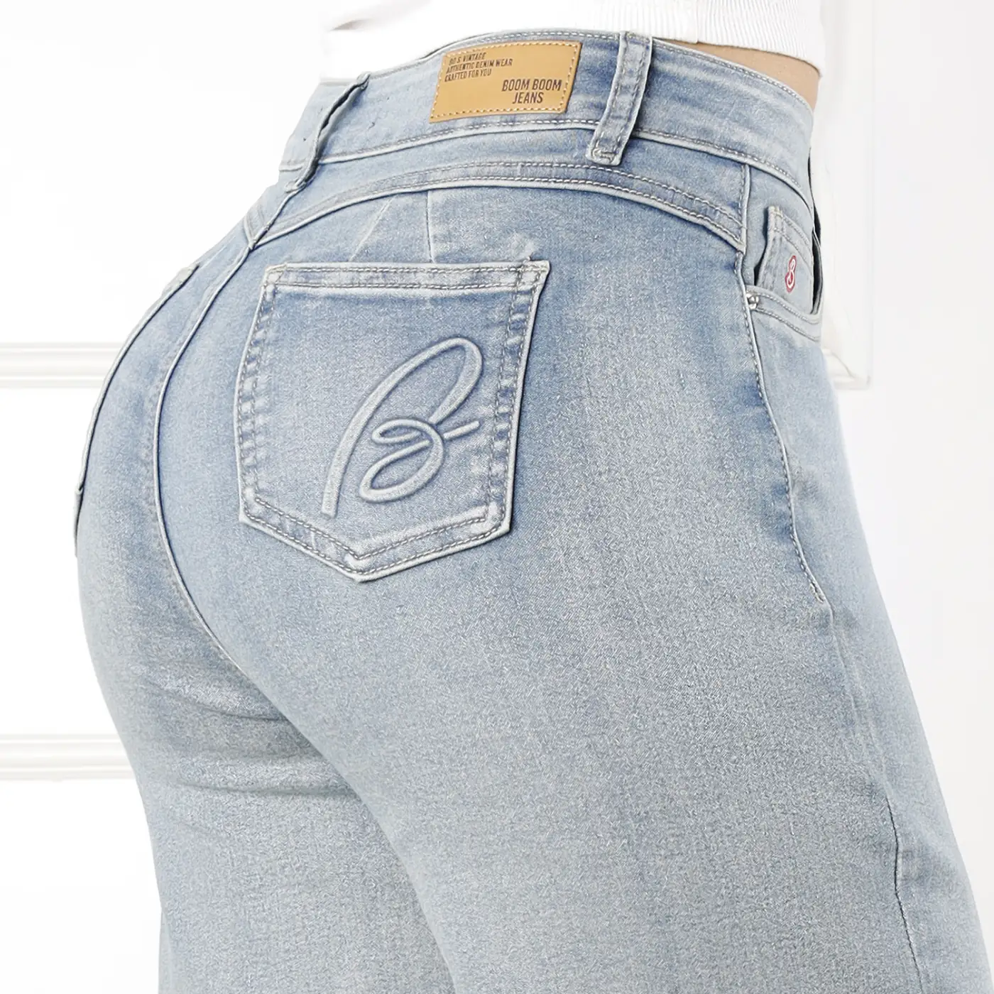 JEANS ALGODÓN WIDE LEG MUJER KANSAS BLAIR - 4
