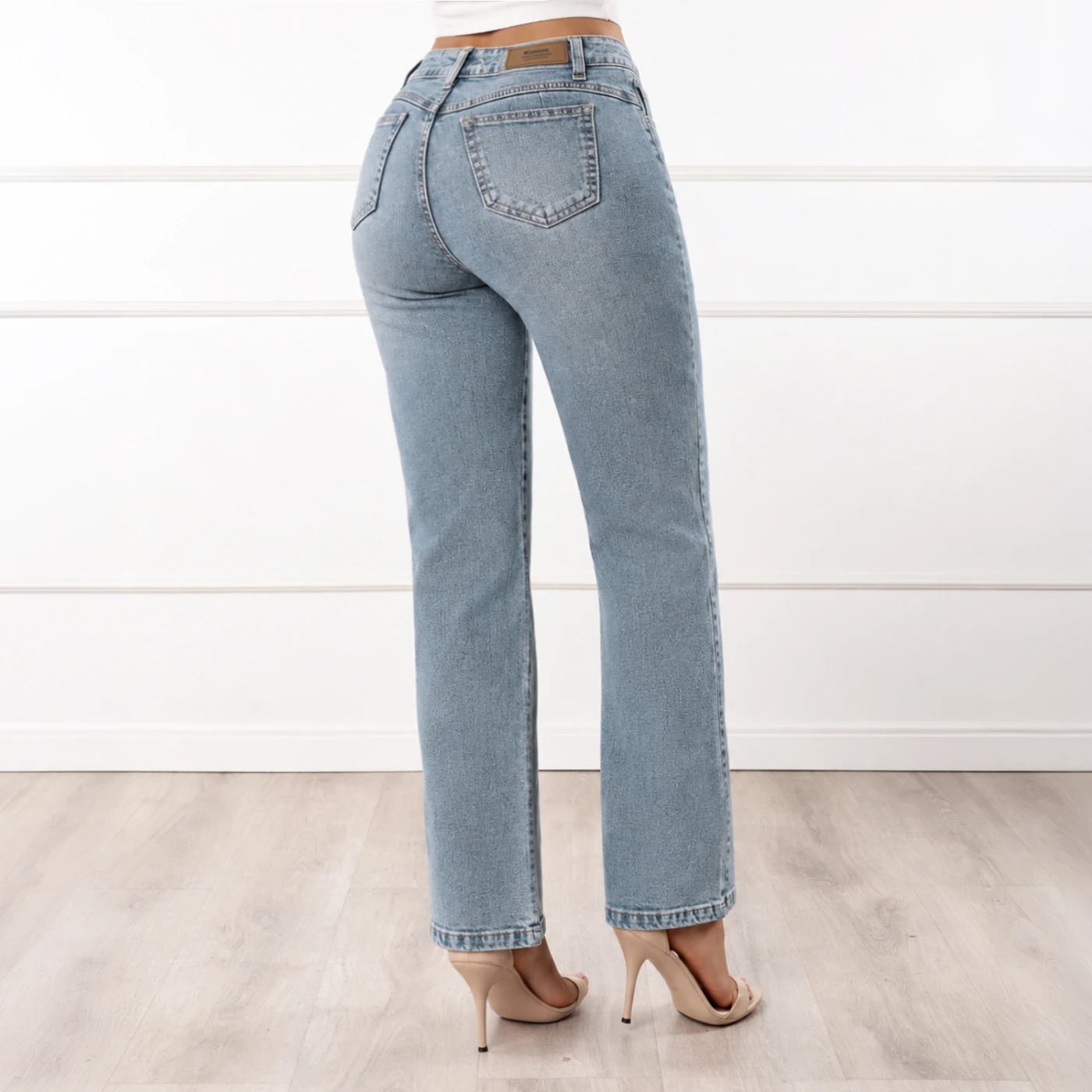 JEANS ALGODÓN RECTO MUJER KANSAS LIANA - 3