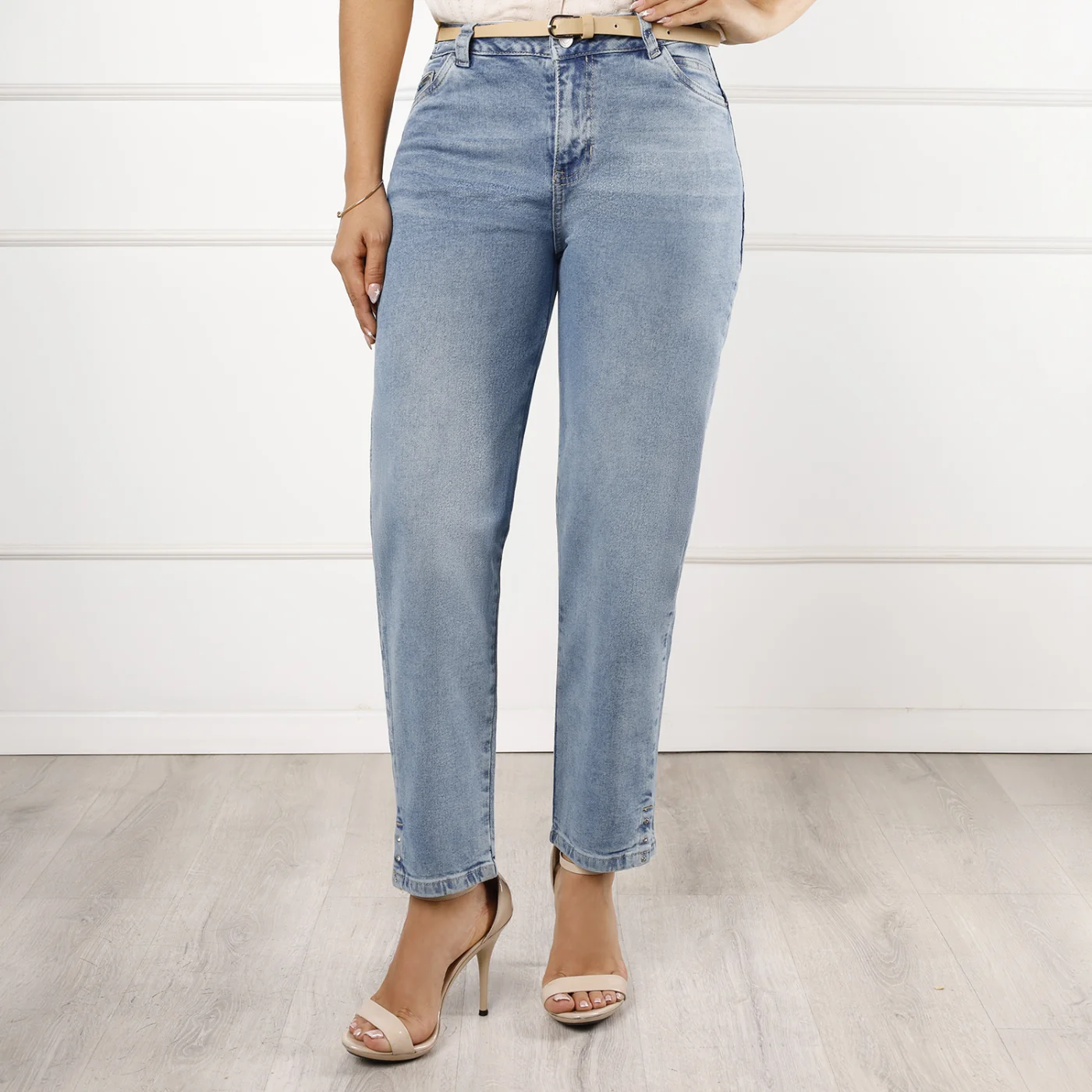 JEANS ALGODÓN MOM MUJER KANSAS NEVAH - 1