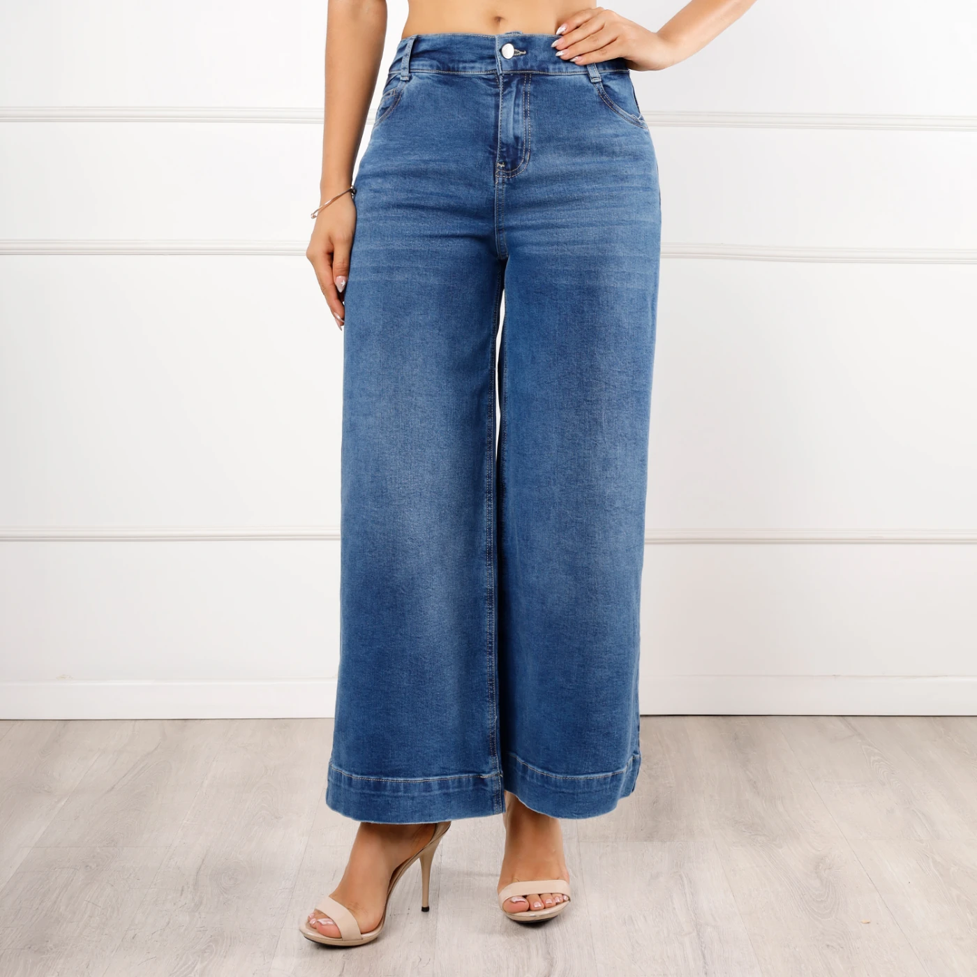 JEANS ALGODÓN CULOTTE MUJER KANSAS LIZBETH - 1