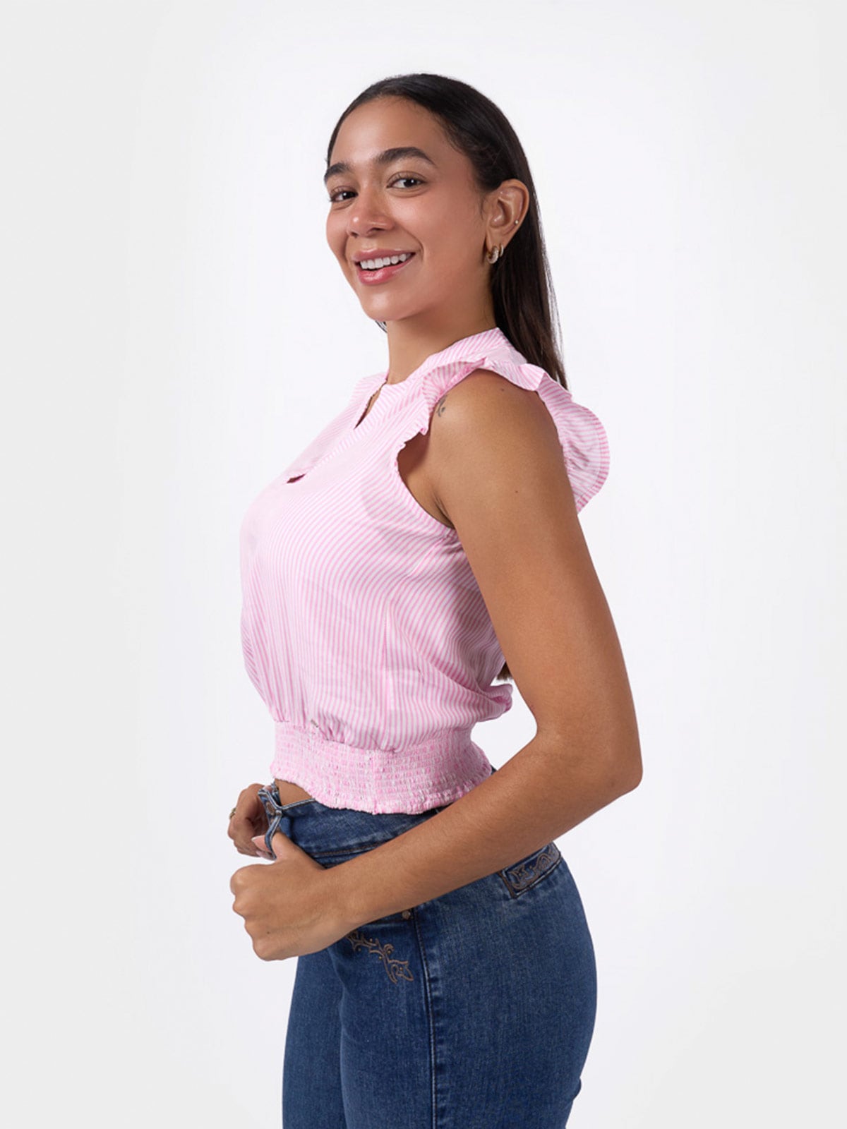 BLUSA MANGA CORTA MUJER MACHINE - 2