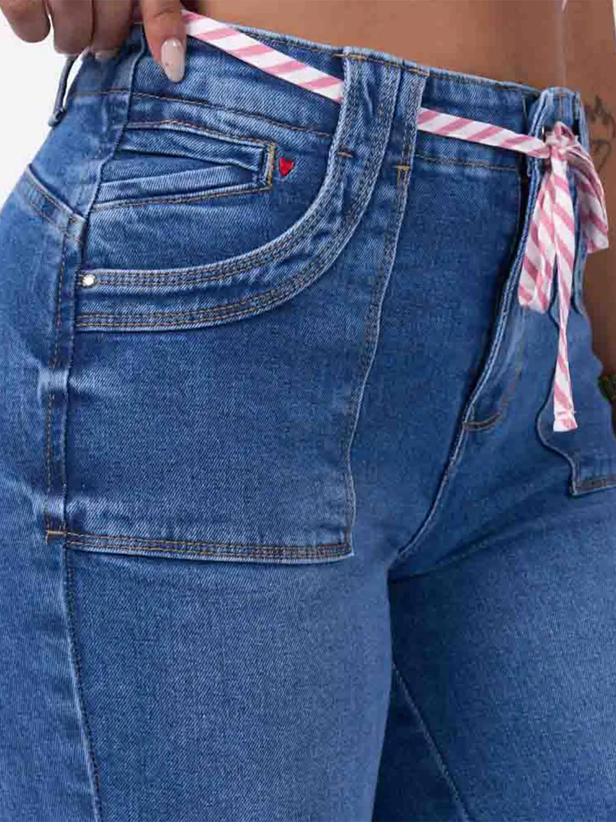 JEANS ALGODÓN RECTO MUJER MACHINE - 4