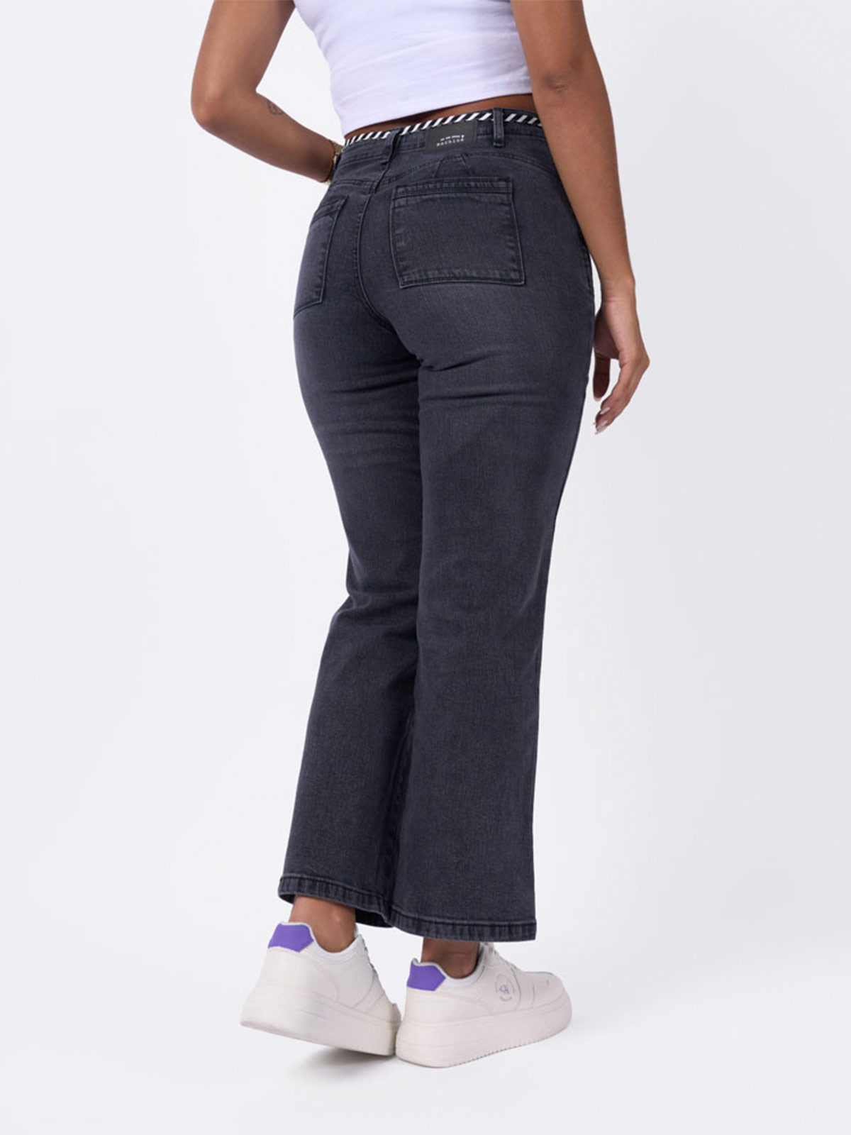 JEANS ALGODÓN RECTO MUJER MACHINE - 3