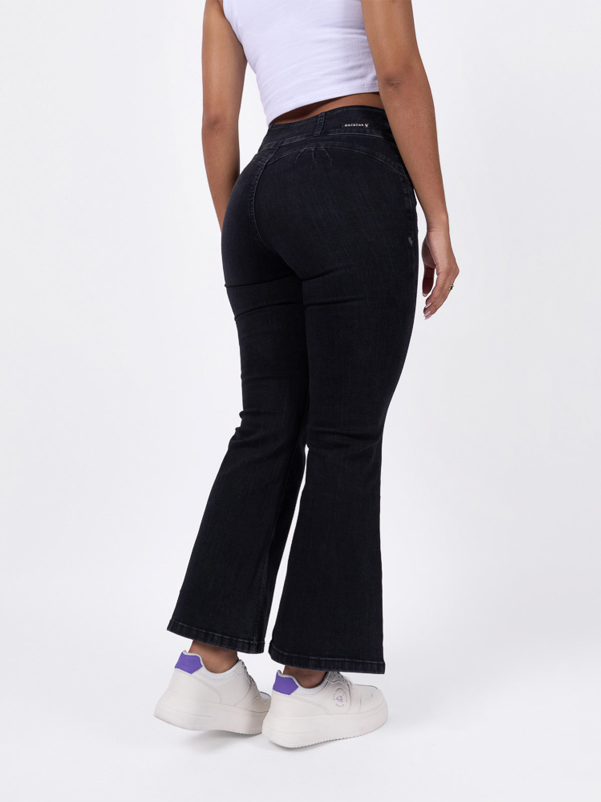JEANS ALGODÓN FLARE MUJER MACHINE - 3