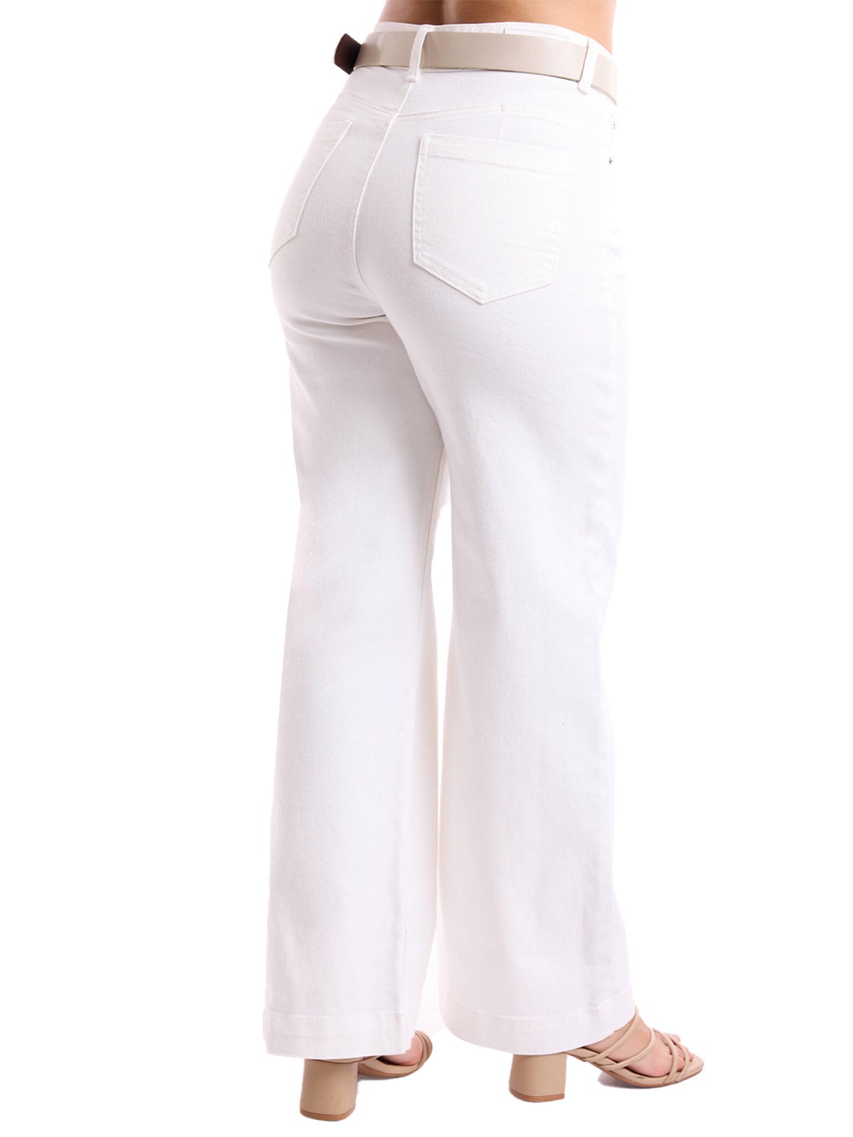 JEANS ALGODÓN WIDE LEG MUJER METAL JEANS - 4