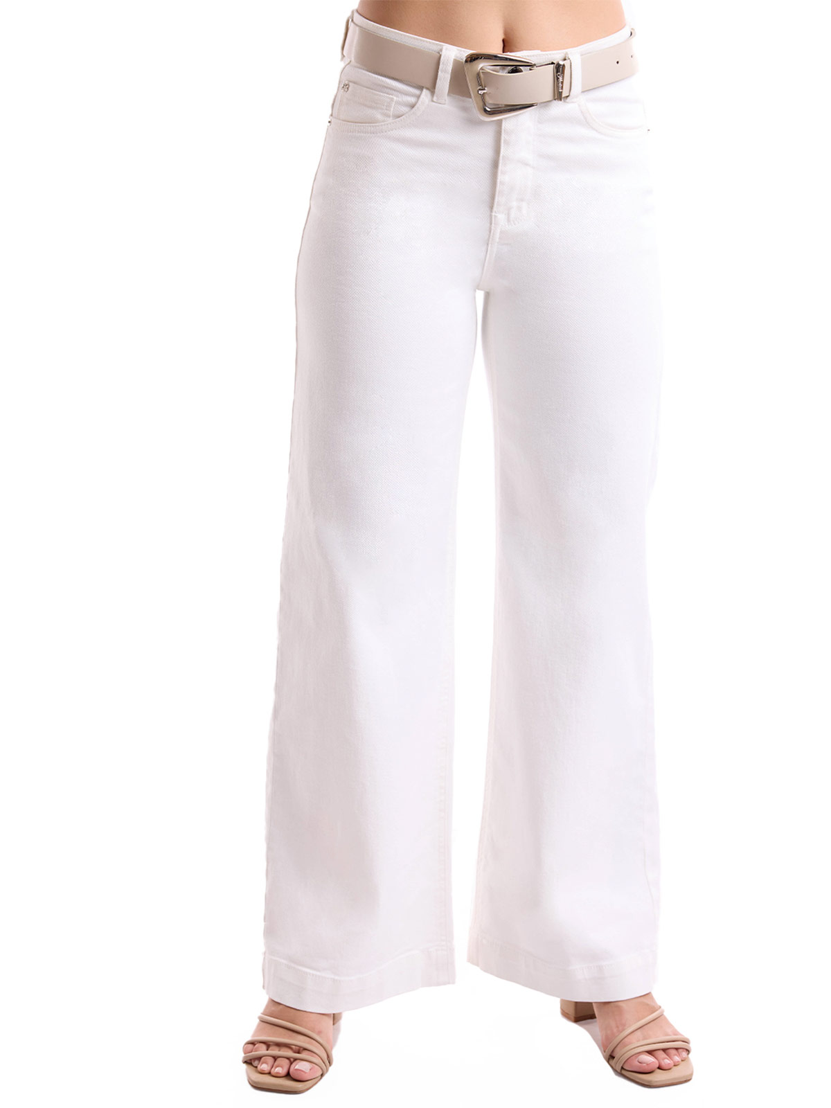 JEANS ALGODÓN WIDE LEG MUJER METAL JEANS - 3