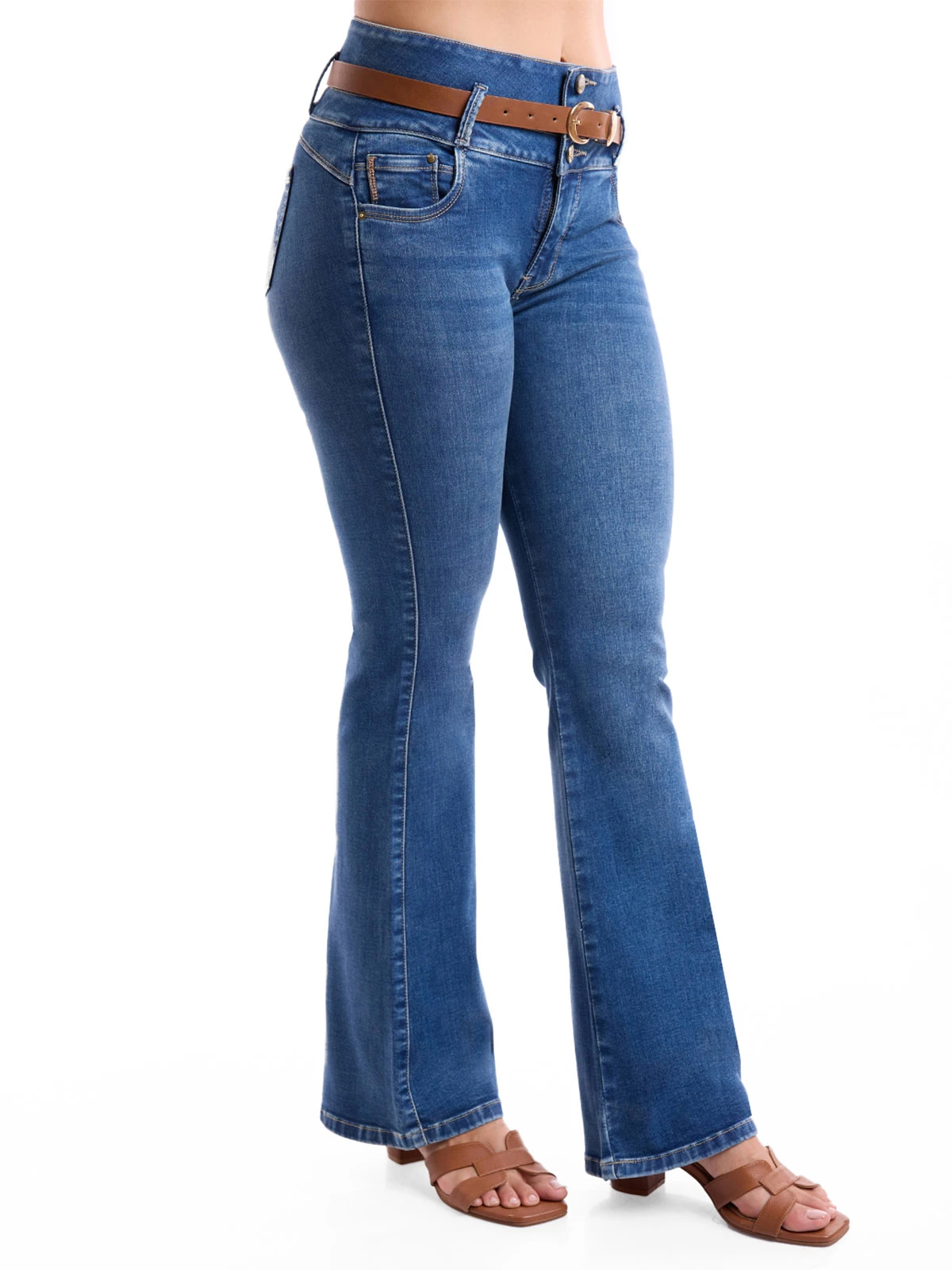 JEANS ALGODÓN FLARE MUJER METAL JEANS - 3