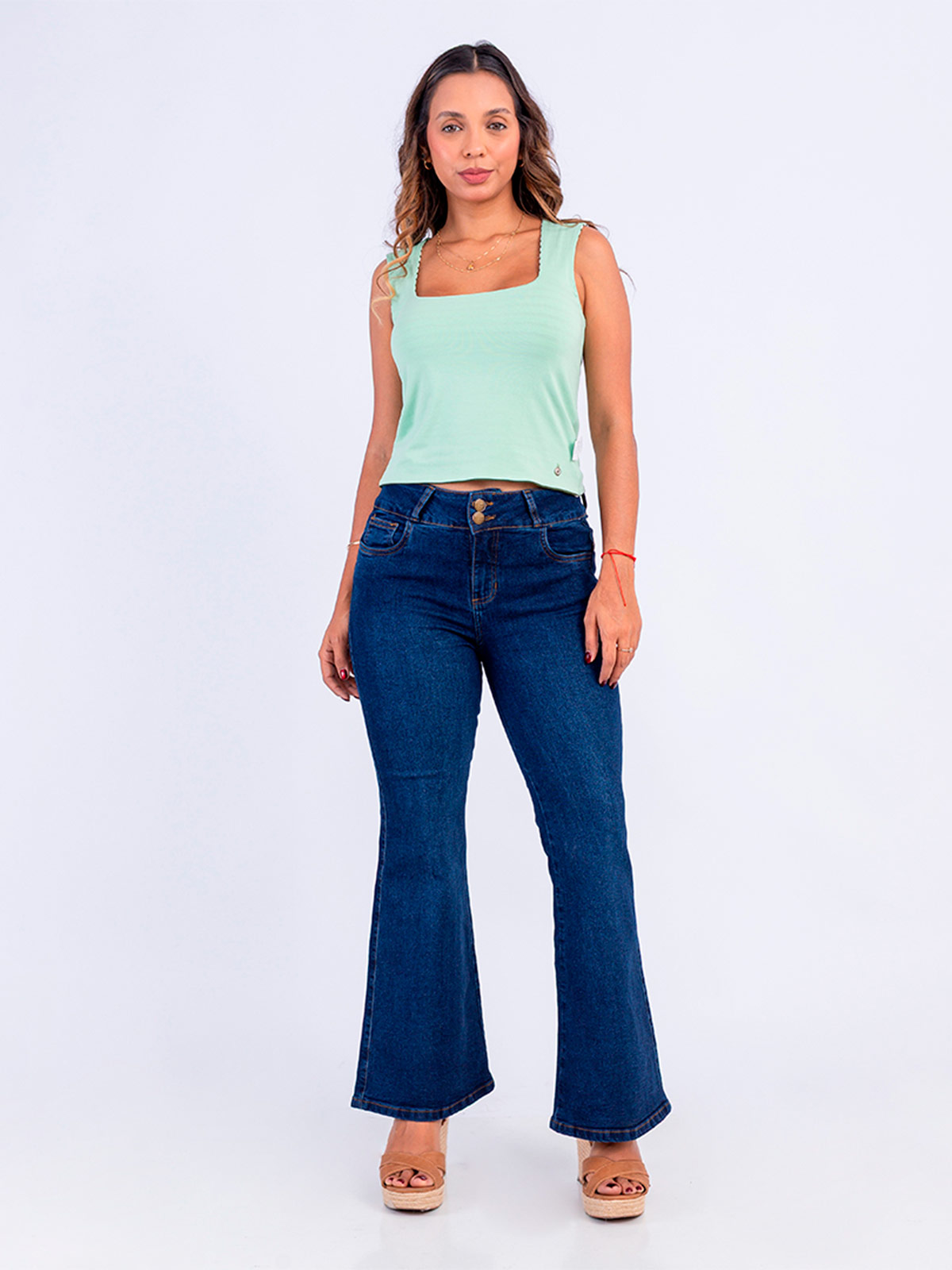 JEANS ALGODÓN RECTO MUJER SODA BLUES - 1