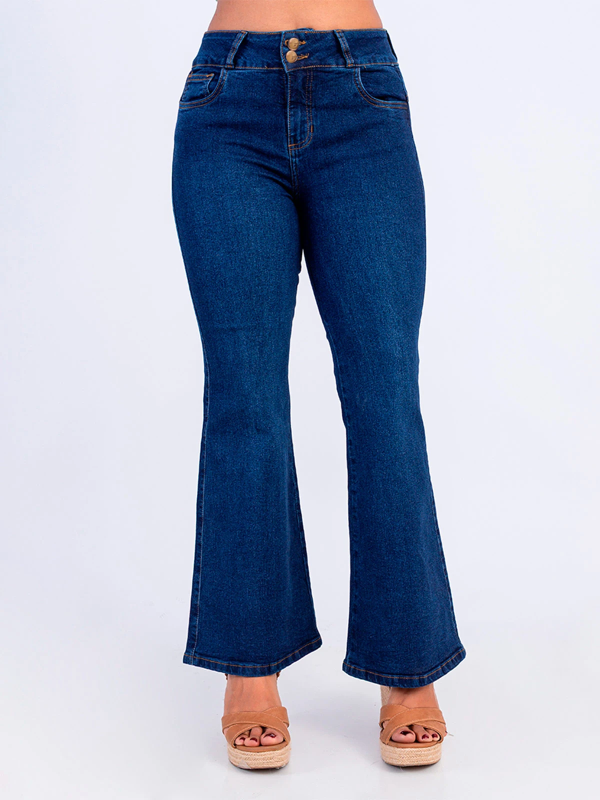 JEANS ALGODÓN RECTO MUJER SODA BLUES - 2