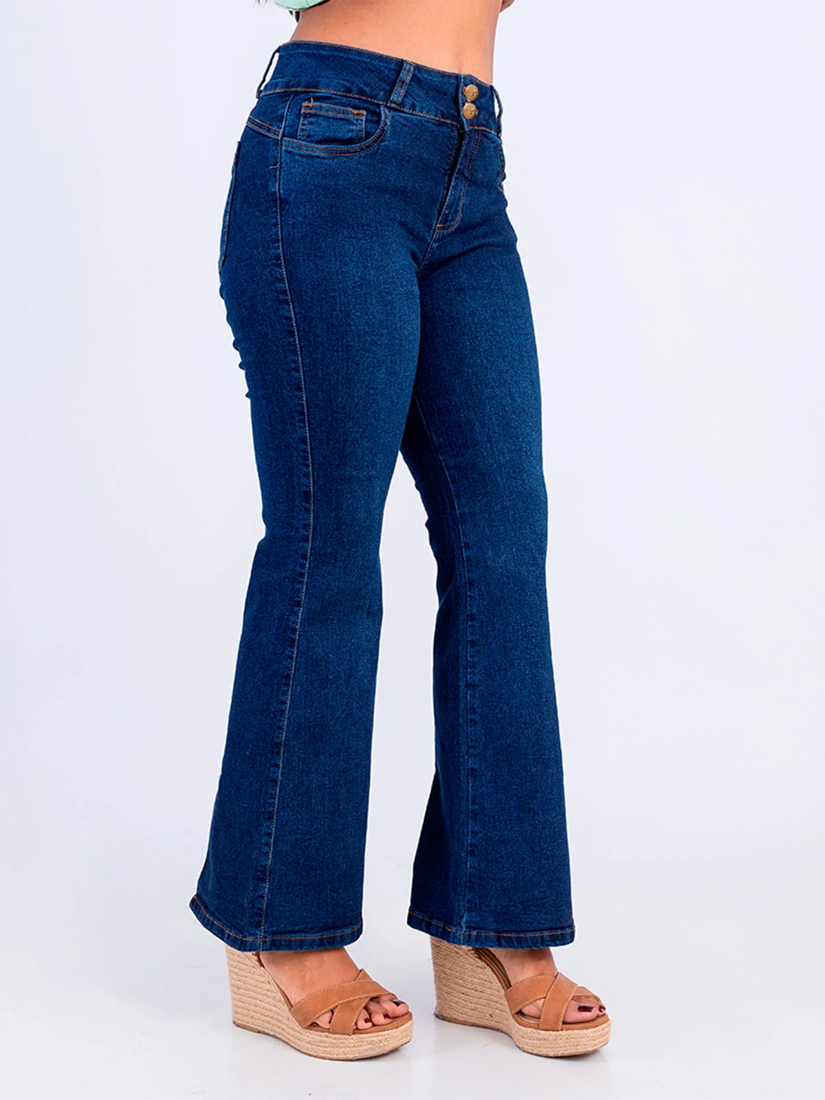JEANS ALGODÓN RECTO MUJER SODA BLUES - 3