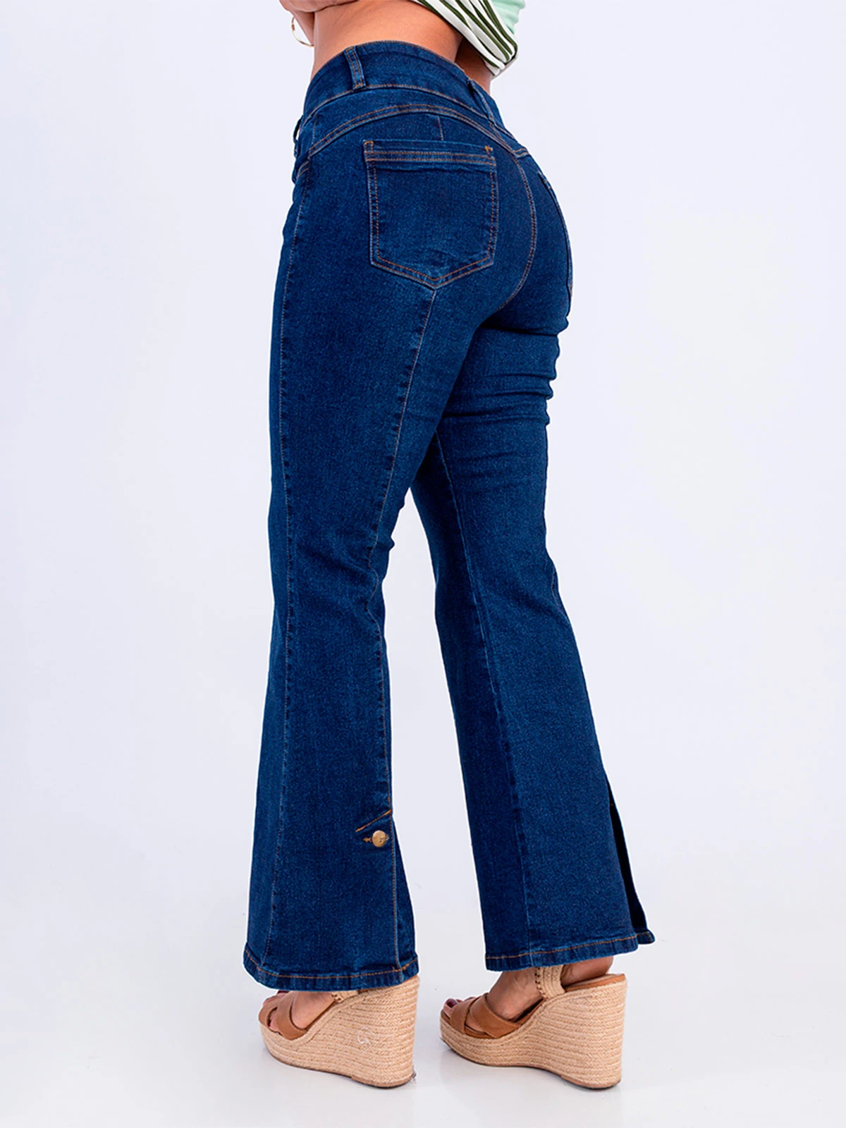 JEANS ALGODÓN RECTO MUJER SODA BLUES - 4