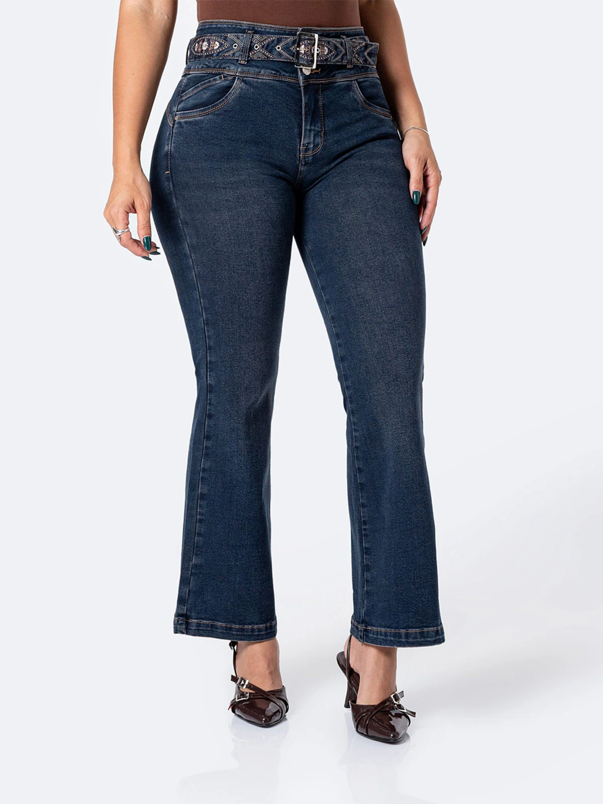 JEANS FLARE MUJER PIONIER - 2