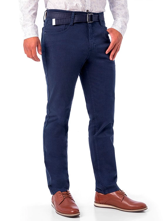 PANTALÓN ALGODÓN RECTO HOMBRE PIONIER RELAXED CONFORT - 3