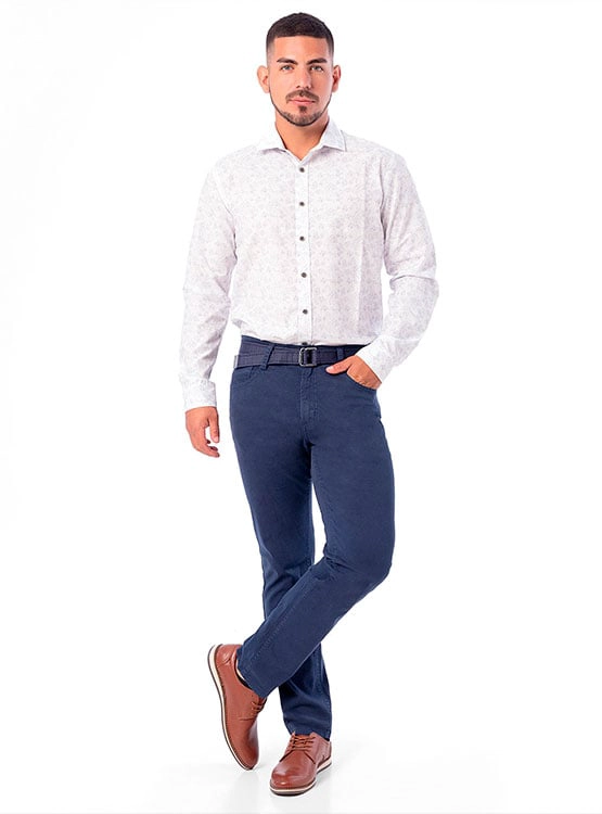 PANTALÓN ALGODÓN RECTO HOMBRE PIONIER RELAXED CONFORT - 6