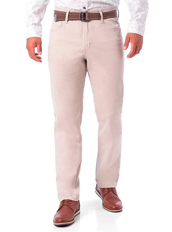 PANTALÓN ALGODÓN RECTO HOMBRE PIONIER RELAXED CONFORT - 1