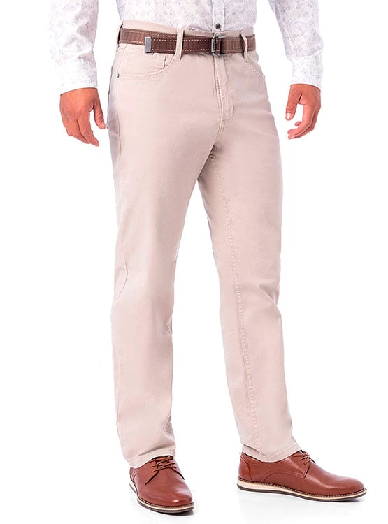 PANTALÓN ALGODÓN RECTO HOMBRE PIONIER RELAXED CONFORT - 3