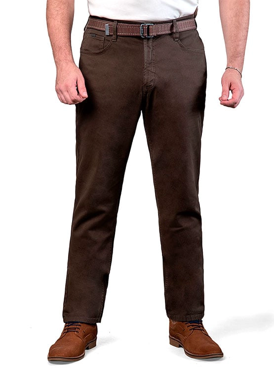 PANTALÓN ALGODÓN RECTO HOMBRE PIONIER RELAXED CONFORT - 1