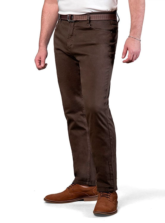 PANTALÓN ALGODÓN RECTO HOMBRE PIONIER RELAXED CONFORT - 3