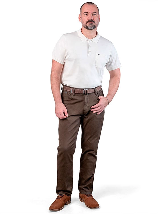 PANTALÓN ALGODÓN RECTO HOMBRE PIONIER RELAXED CONFORT - 6