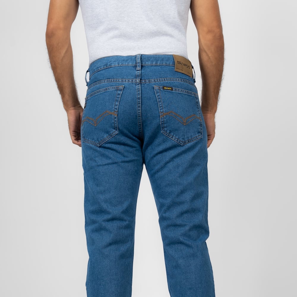 JEAN ALGODÓN REGULAR HOMBRE BRONCO LARGO BSC BARETTA - 4