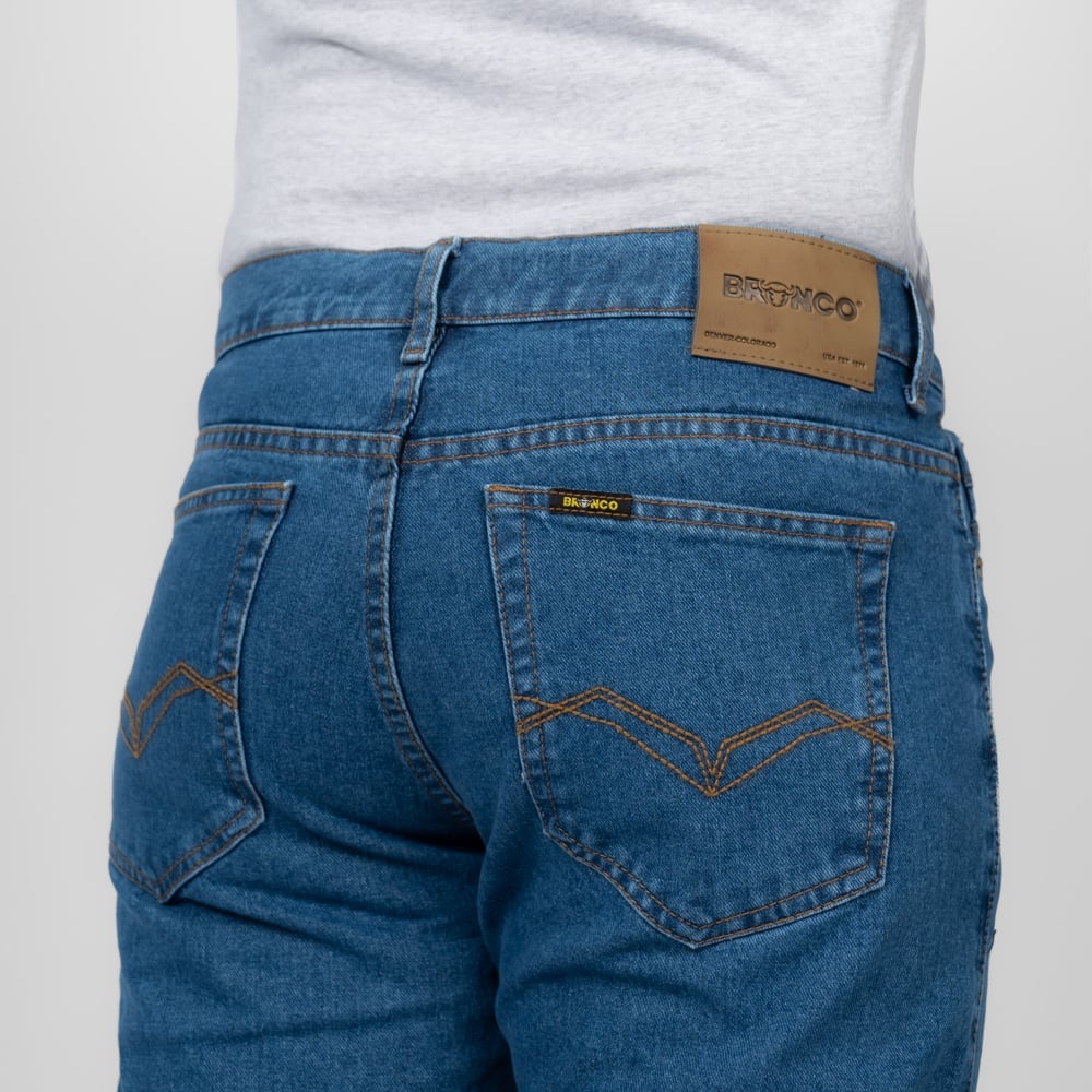 JEAN ALGODÓN REGULAR HOMBRE BRONCO LARGO BSC BARETTA - 5