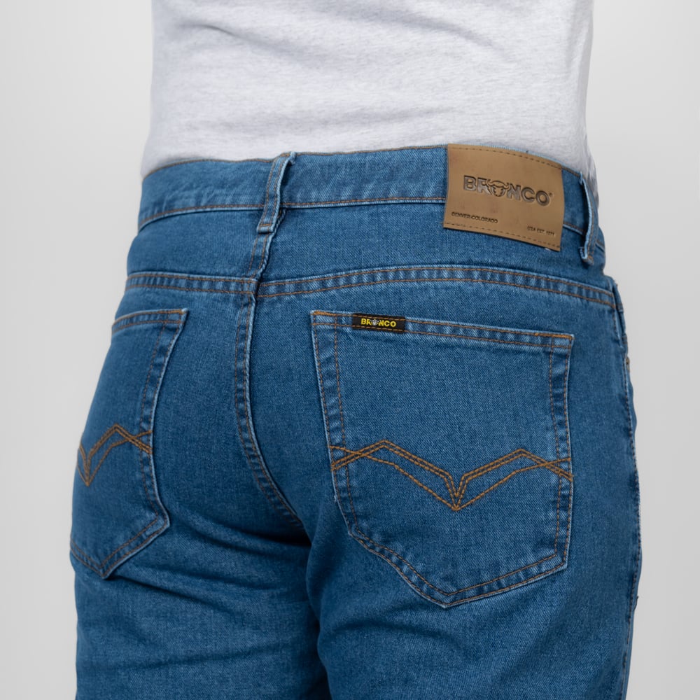 JEAN ALGODÓN REGULAR HOMBRE BRONCO LARGO BSC BARETTA - 5