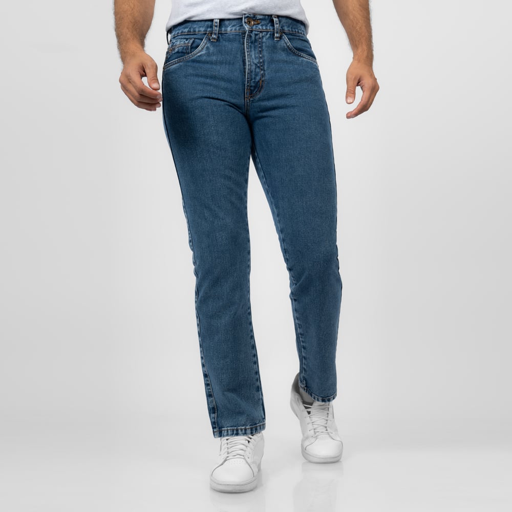 JEAN ALGODÓN REGULAR HOMBRE BRONCO LARGO BSC BARETTA - 1