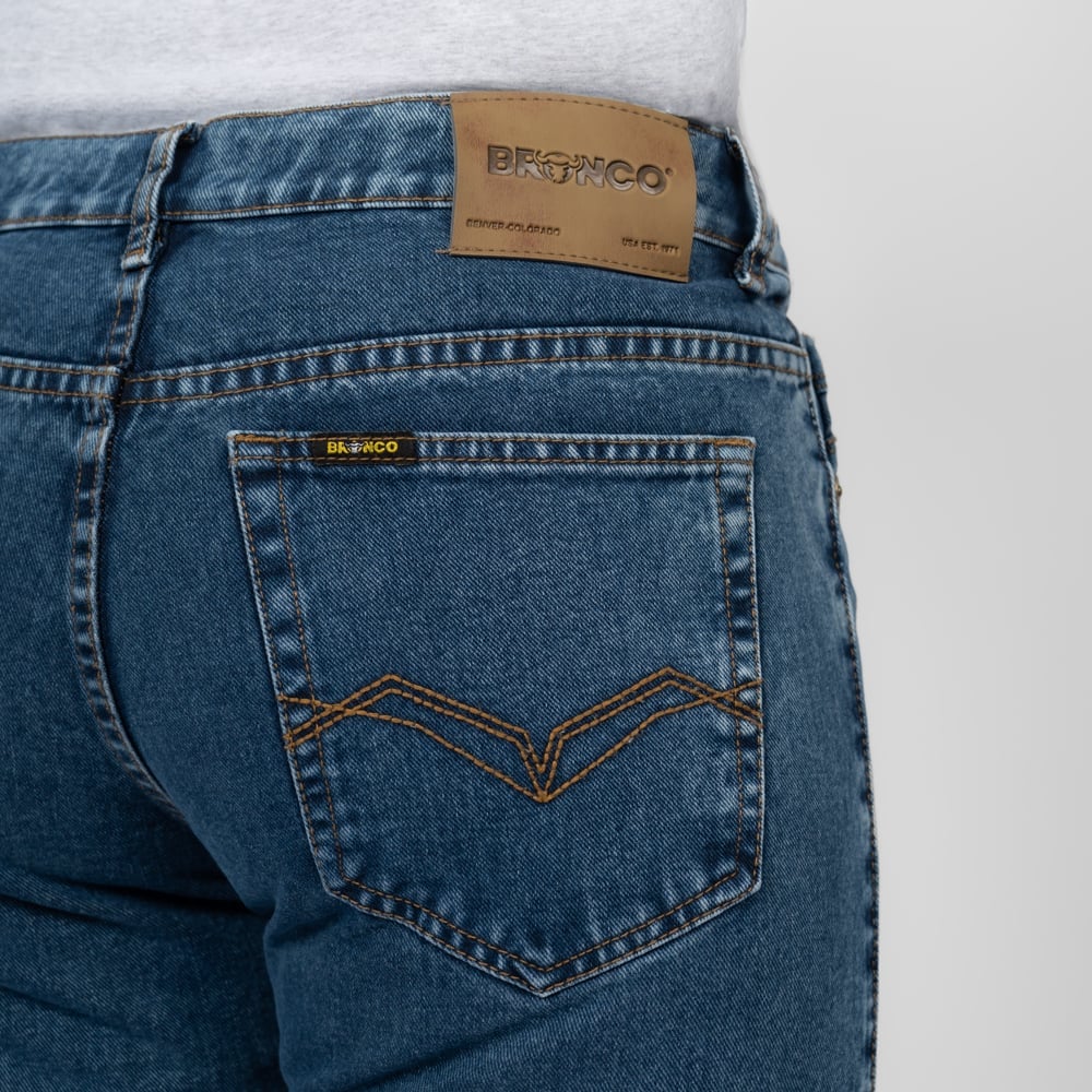 JEAN ALGODÓN REGULAR HOMBRE BRONCO LARGO BSC BARETTA - 5