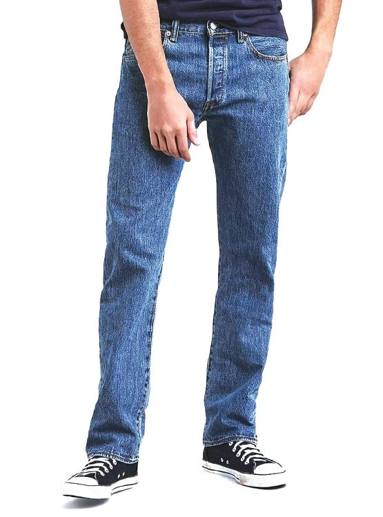 JEAN LARGO ALGODÓN RECTO HOMBRE LEVI'S AZUL 501 ORIGINAL - 2