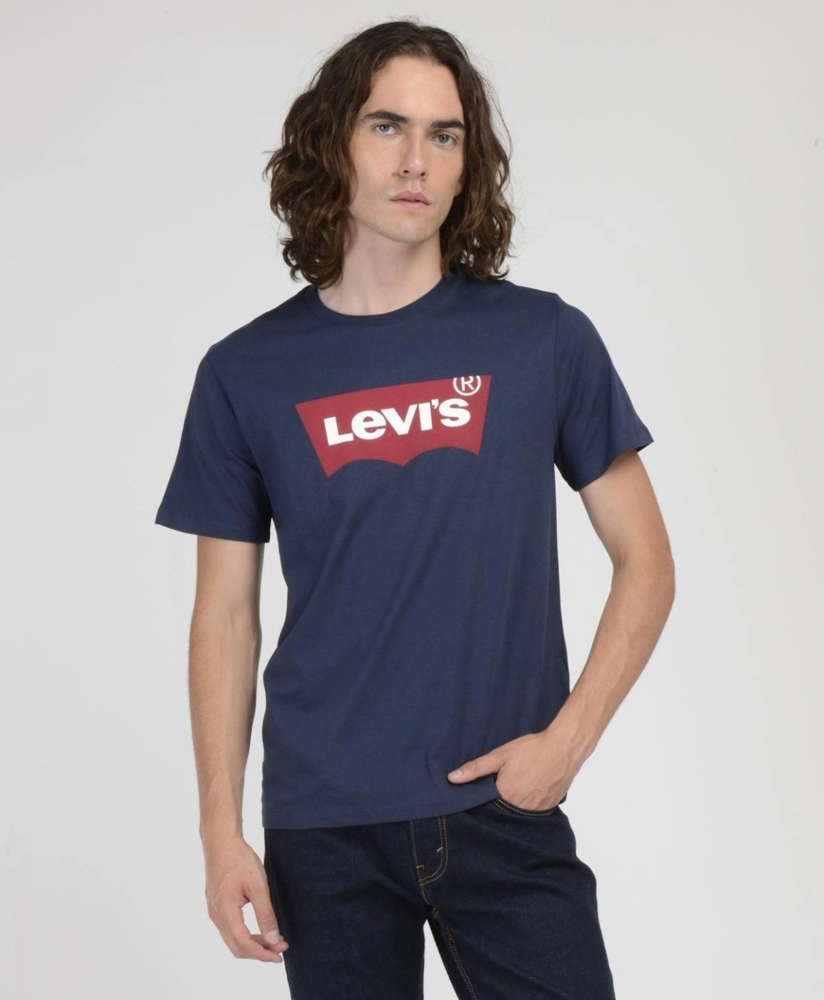 POLO MANGA CORTA ALGODÓN HOMBRE LEVI'S AZUL BATWING - 3
