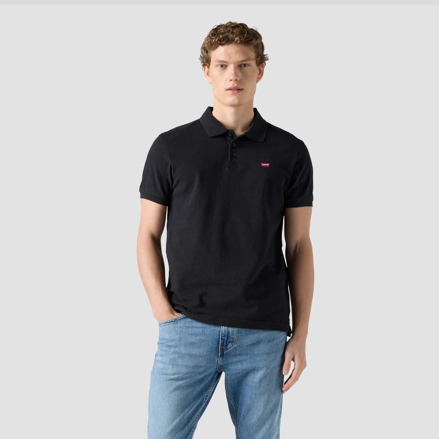 POLO MANGA CORTA ALGODÓN HOMBRE LEVI'S NEGRO HM POLO - 2